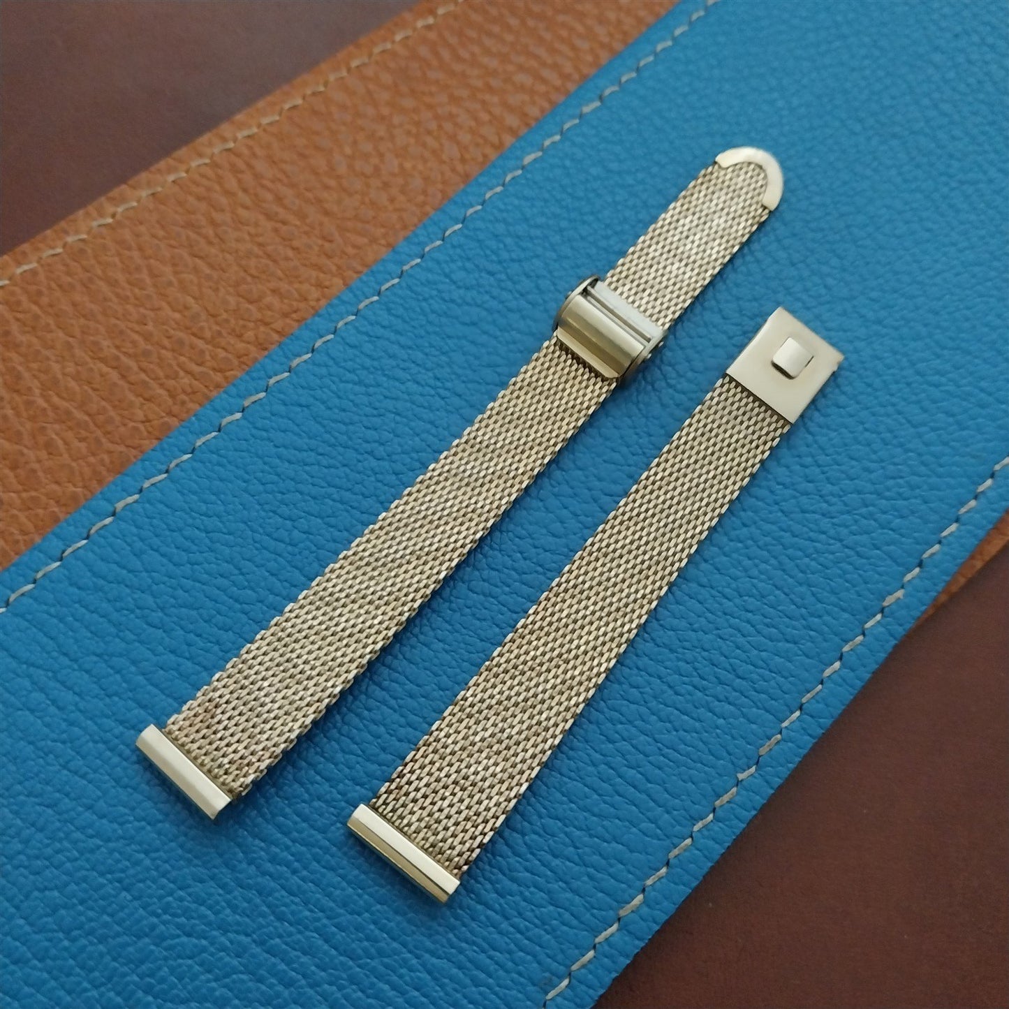 1/2" Gold RGP Ladies Mesh JB Champion Watch Band