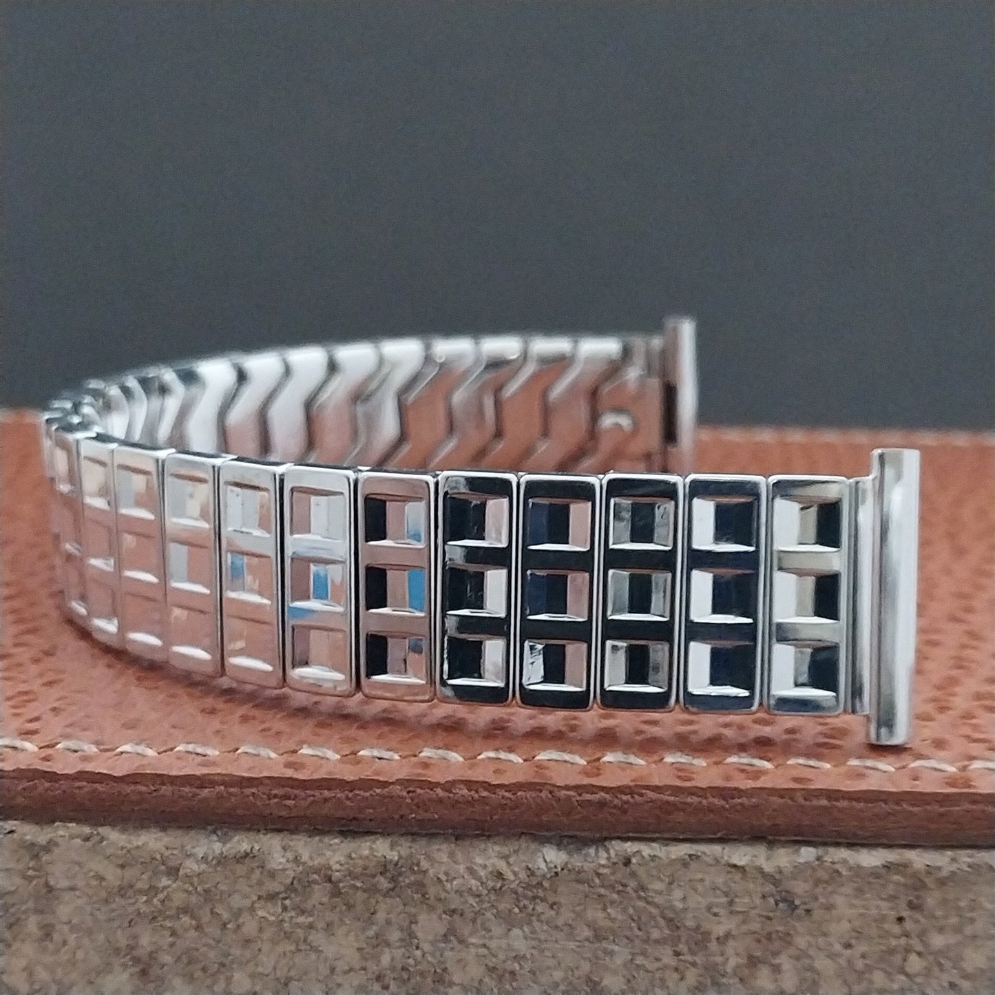 1958 White Gold Filled Speidel 19mm 18mm 16mm Watch Band