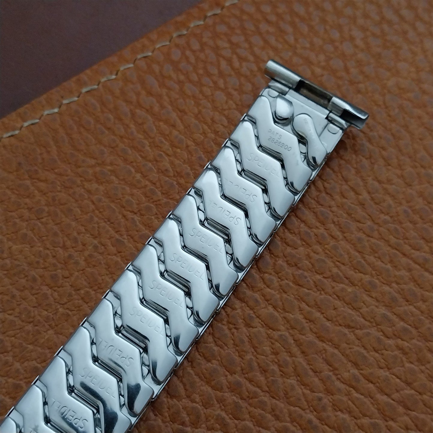 1958 White Gold Filled Speidel 19mm 18mm 16mm Watch Band