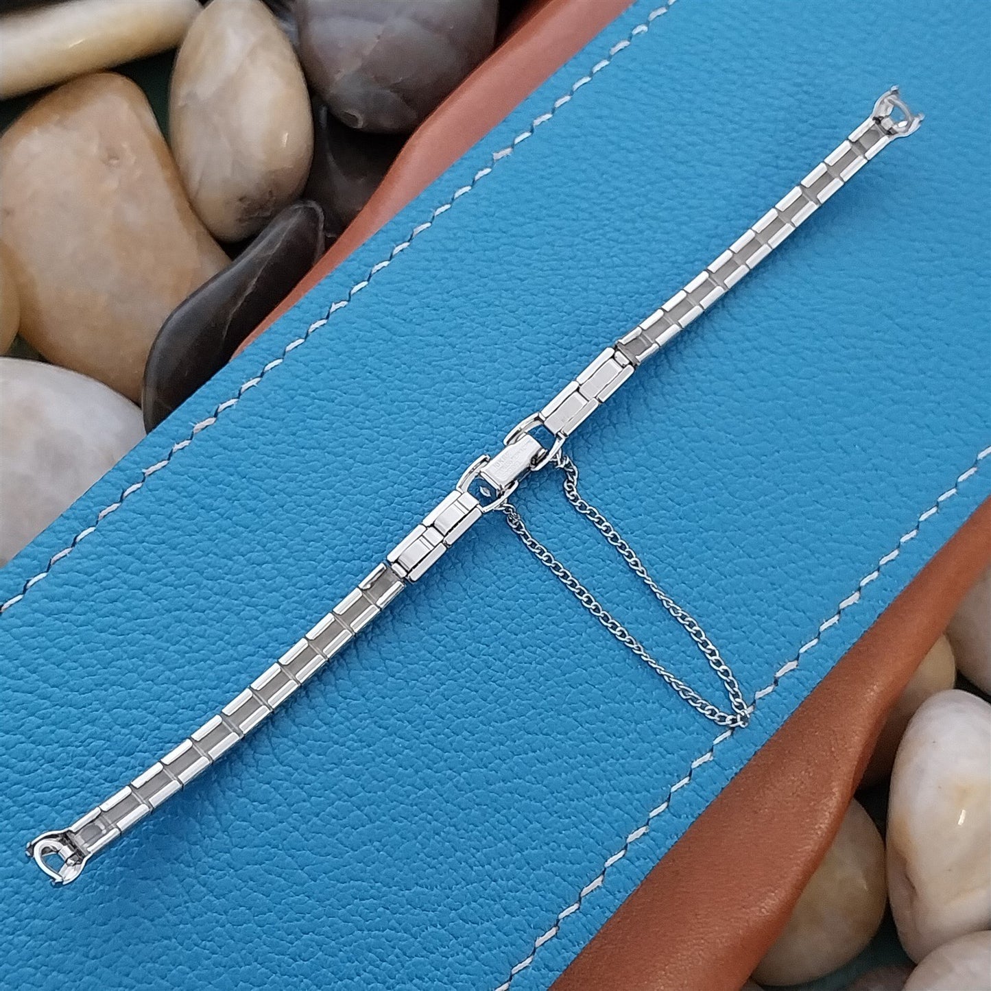 Speidel 10k White Gold-Filled Single-Lug Unused Ladies 1960s Vintage Watch Band