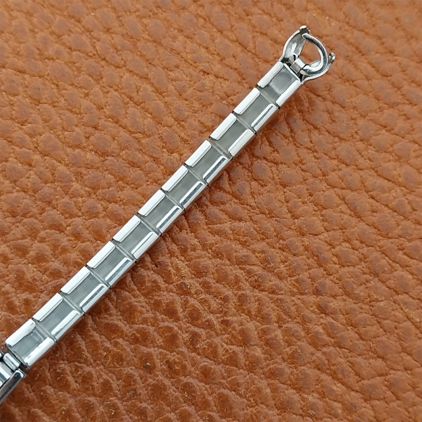 Speidel 10k White Gold-Filled Unused Ladies 1960s Vintage Cocktail Watch Band