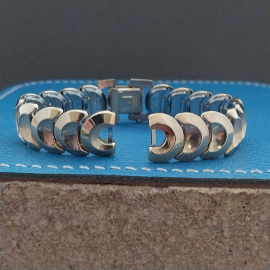 Ladies JB Champion Golden Coin 1950s Vintage Cocktail Watch Band