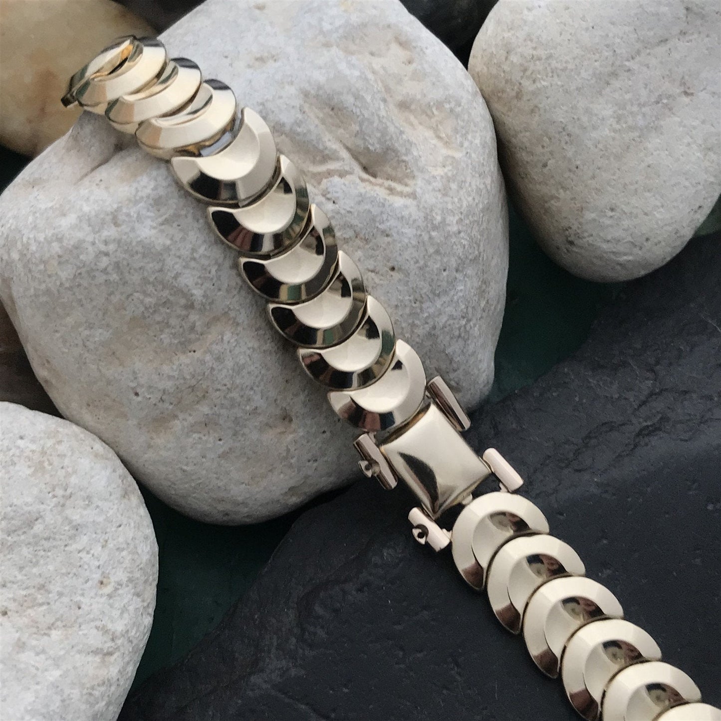 12k Gold-Filled Golden Coin Ladies JB Champion Unused 1950s Vintage Watch Band