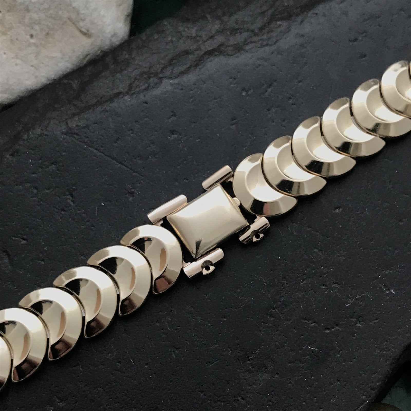 12k Gold-Filled Golden Coin Ladies JB Champion Unused 1950s Vintage Watch Band