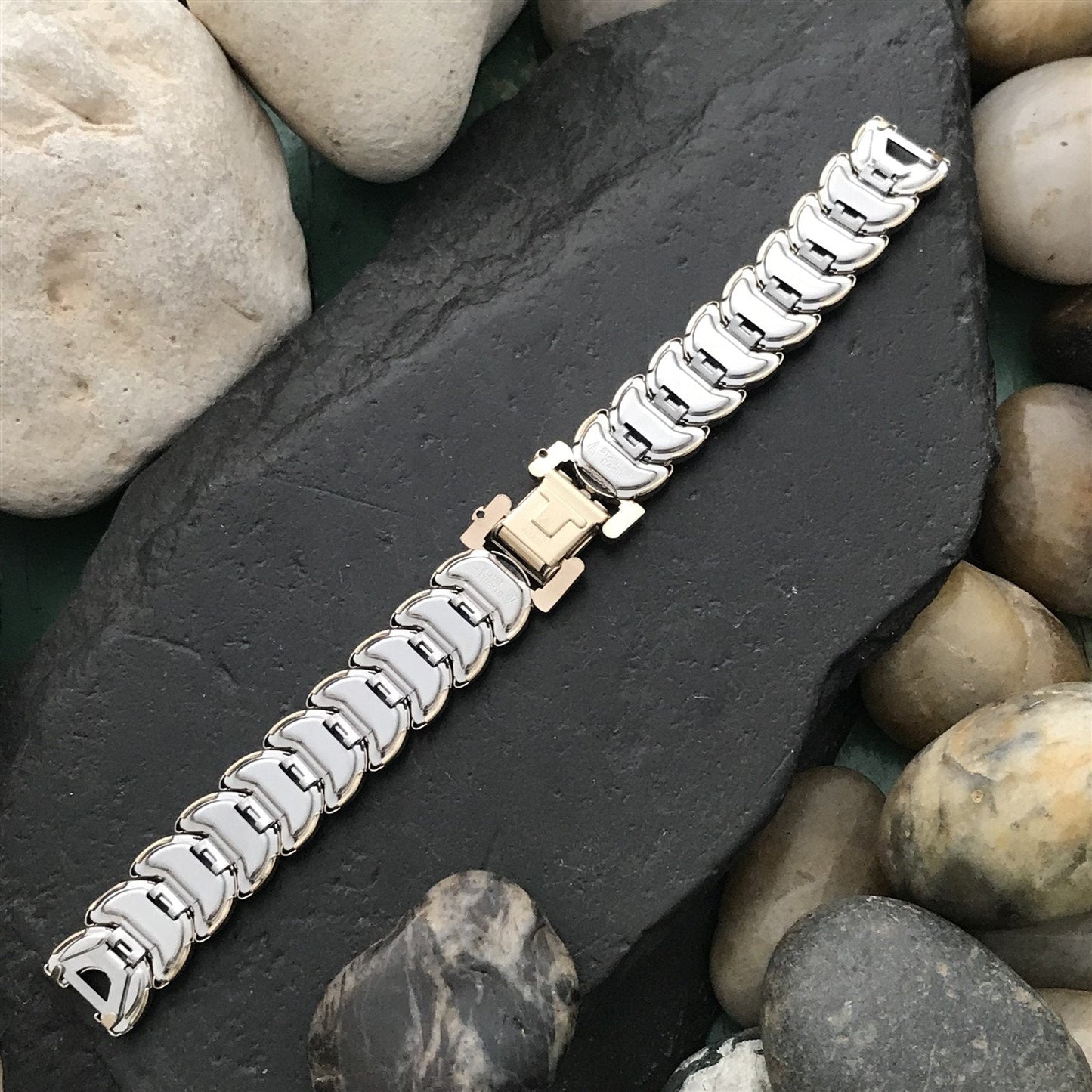 12k Gold-Filled Golden Coin Ladies JB Champion Unused 1950s Vintage Watch Band