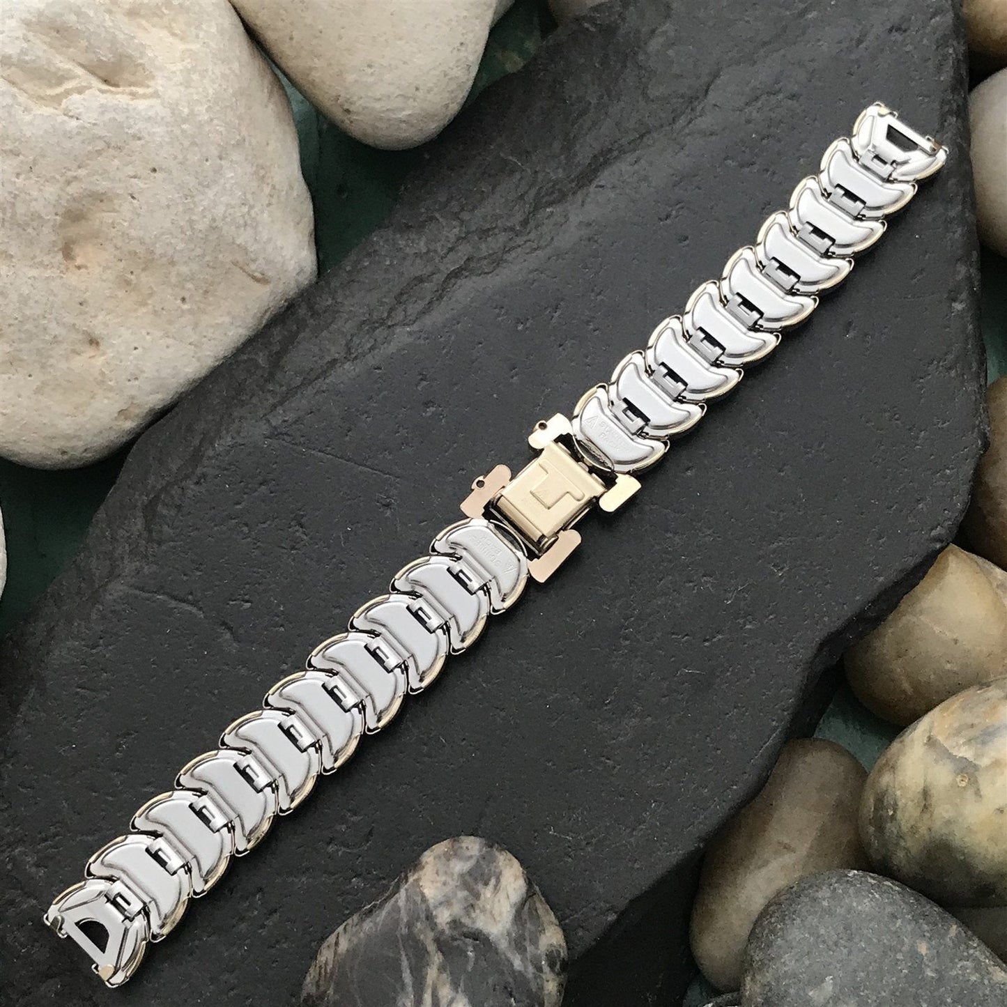 12k Gold-Filled Golden Coin Ladies JB Champion Unused 1950s Vintage Watch Band