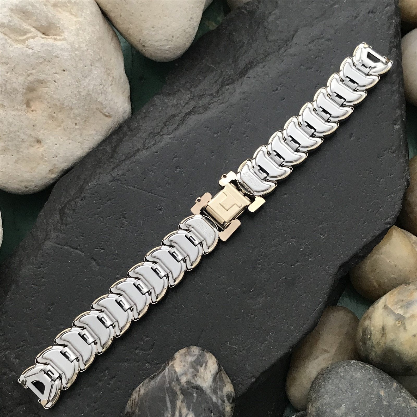 12k Gold-Filled Golden Coin Ladies JB Champion Unused 1950s Vintage Watch Band