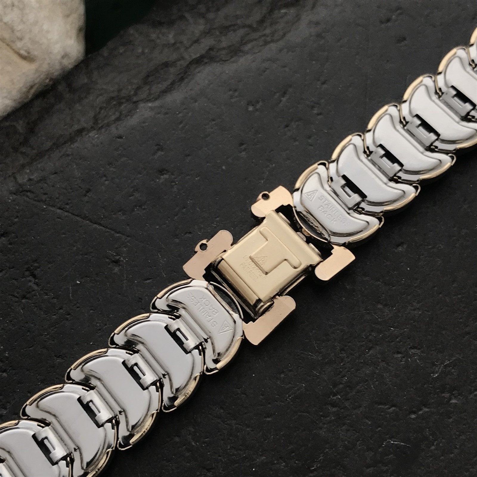 12k Gold-Filled Golden Coin Ladies JB Champion Unused 1950s Vintage Watch Band