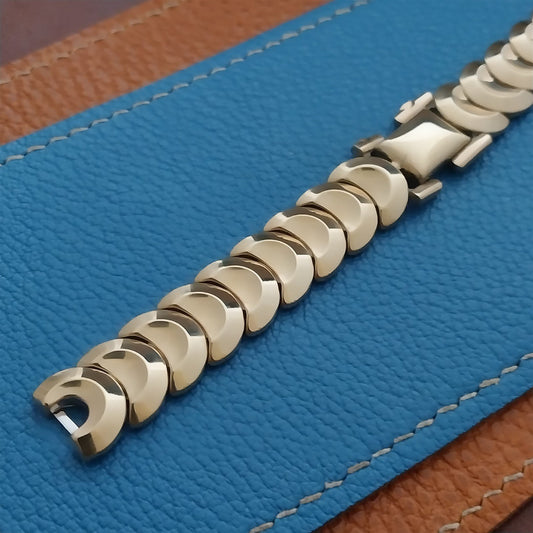 Ladies JB Champion Golden Coin 1950s Cocktail Watch Band