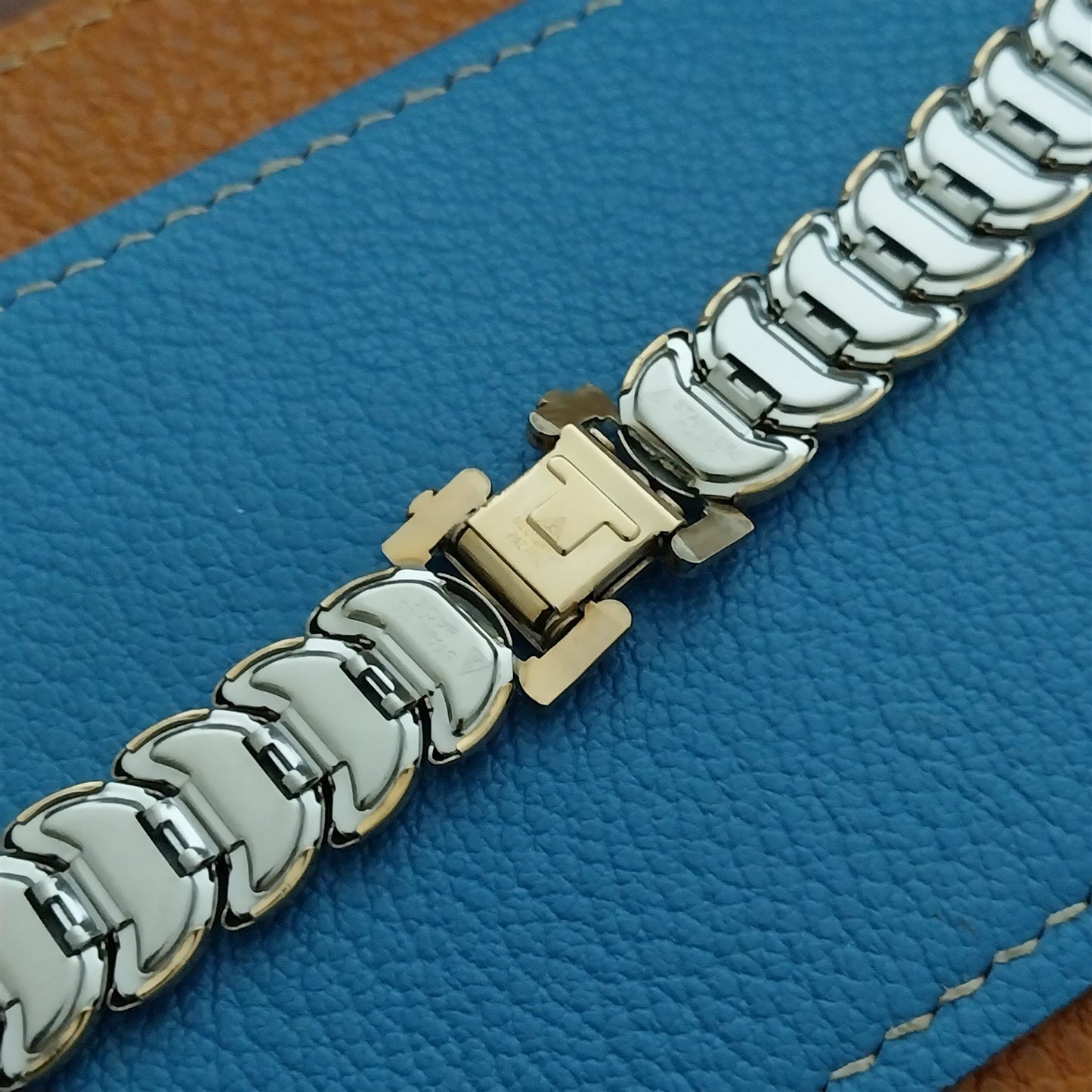 Ladies JB Champion Golden Coin 1950s Cocktail Watch Band