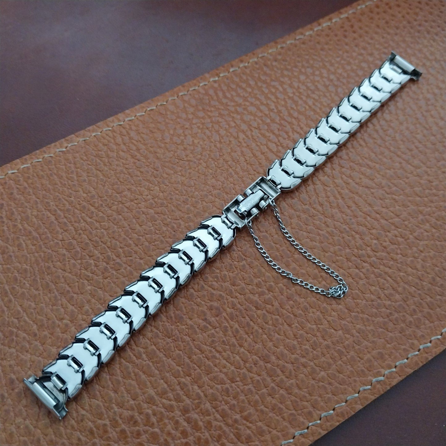 Kreisler Echo White Gold-Filled Ladies 1950s Cocktail Watch Band