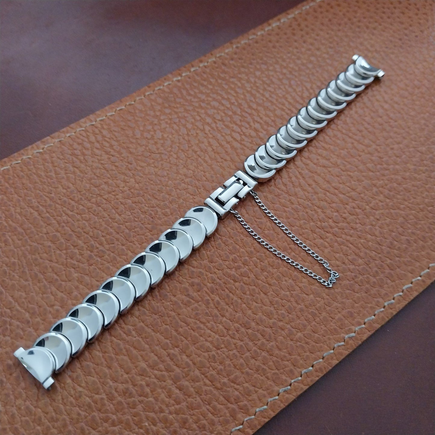 Kreisler Echo White Gold-Filled Ladies 1950s Cocktail Watch Band