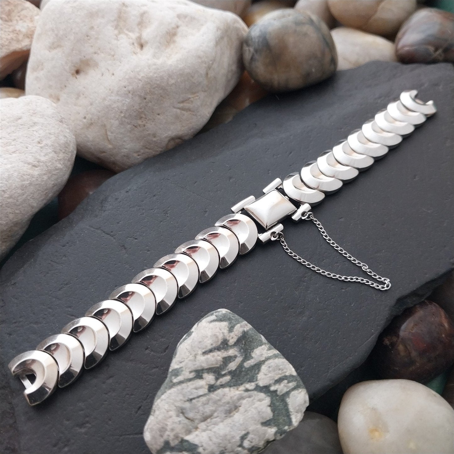 White Gold-Filled Ladies JB Champion Golden Coin Unused 1950s Vintage Watch Band