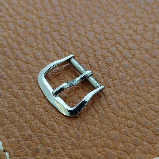 Bulova 13mm 10K White Gold-Filled Unused 1950s-60s Vintage Watch Strap Buckle