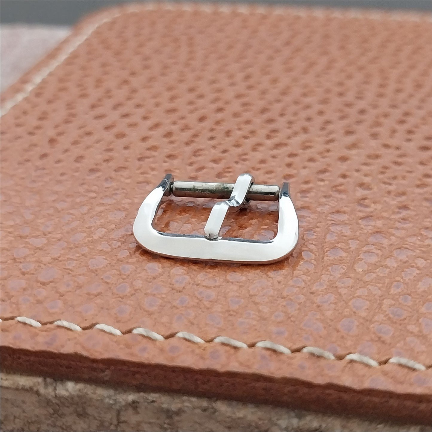 Bulova 13mm 10K White Gold-Filled Unused 1950s-60s Vintage Watch Strap Buckle