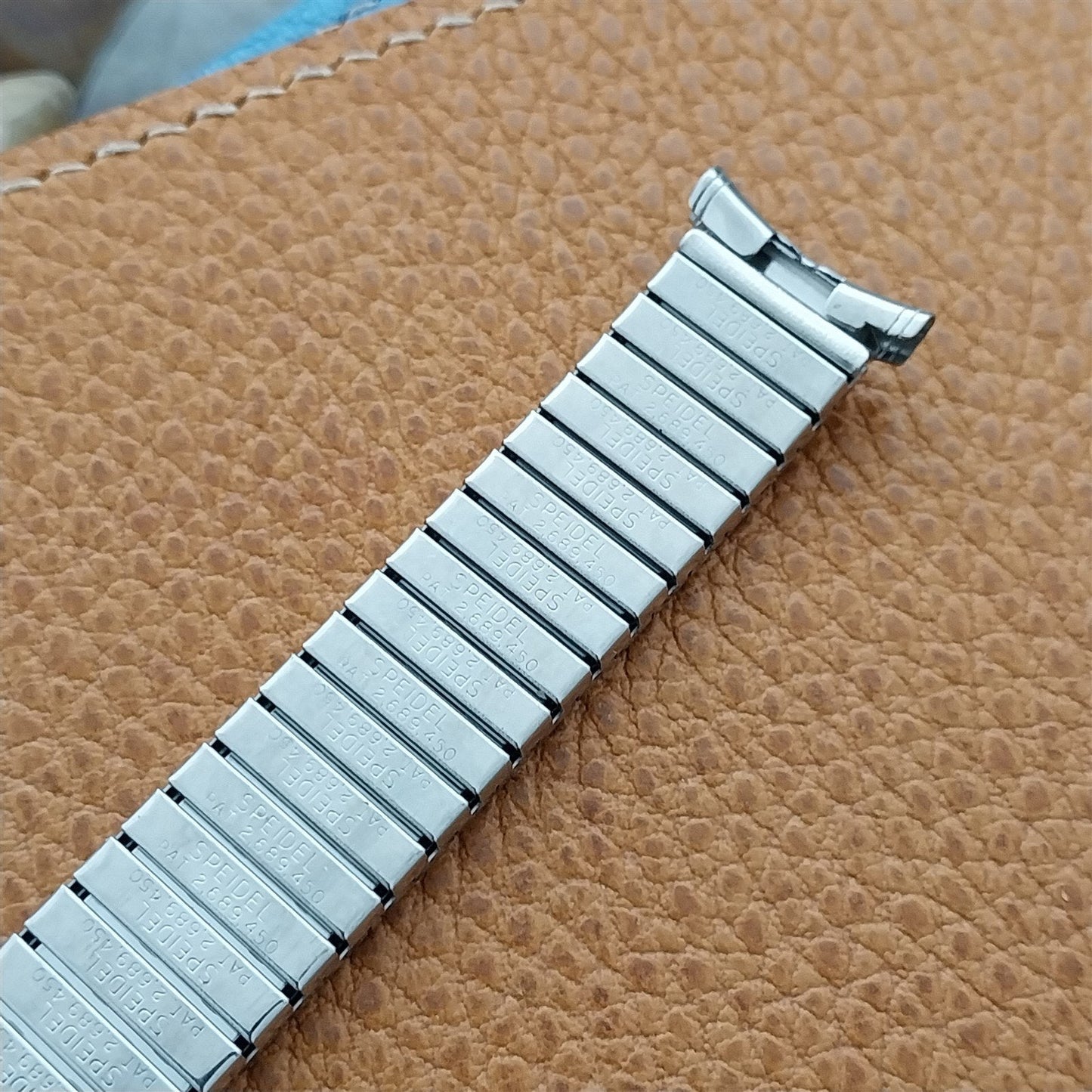 1970 19mm 18mm 17mm Stainless Steel Speidel Linesman Unused Vintage Watch Band