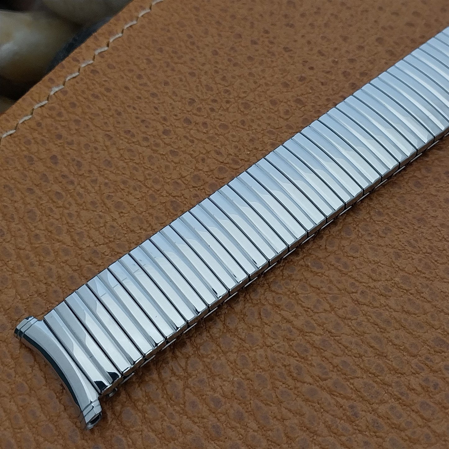 19mm 18mm Stainless Steel 1969 Speidel Linesman Unused Vintage Watch Band