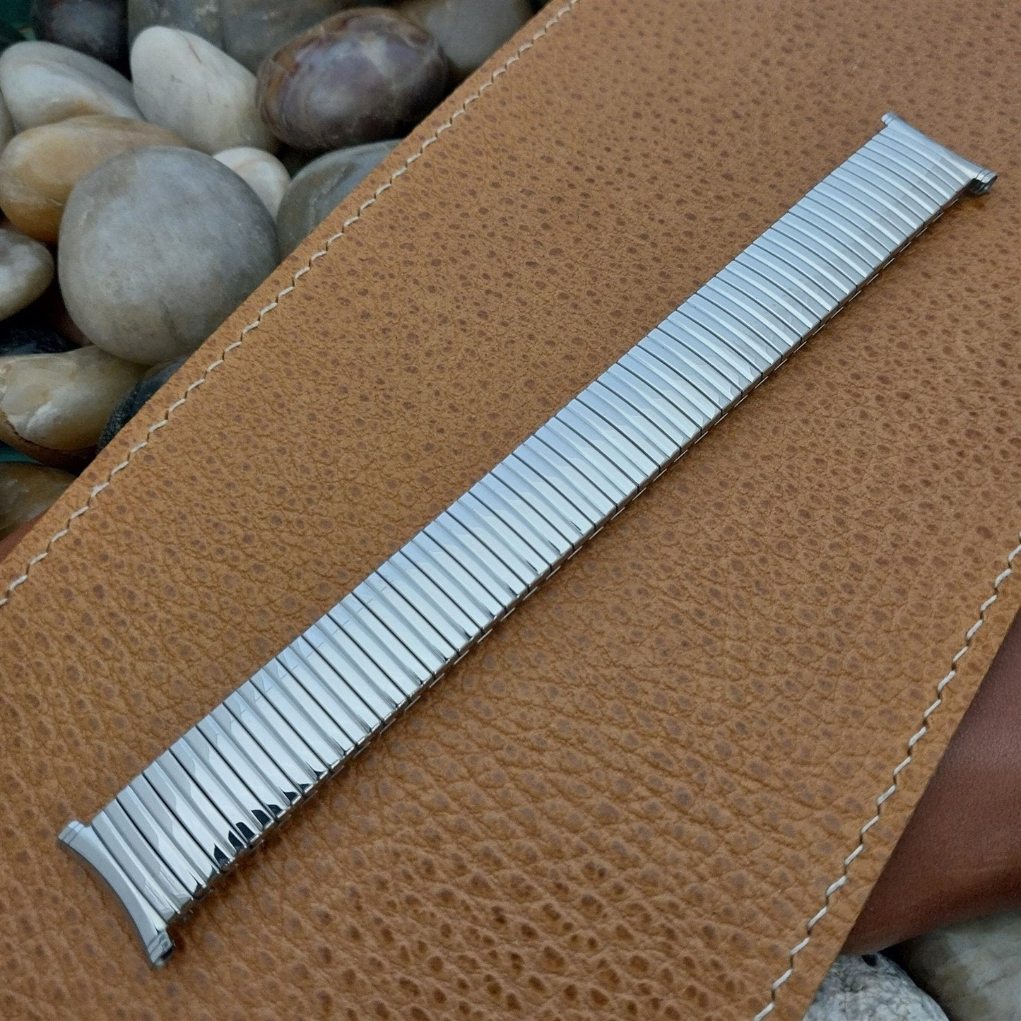 19mm 18mm Stainless Steel 1969 Speidel Linesman Unused Vintage Watch Band