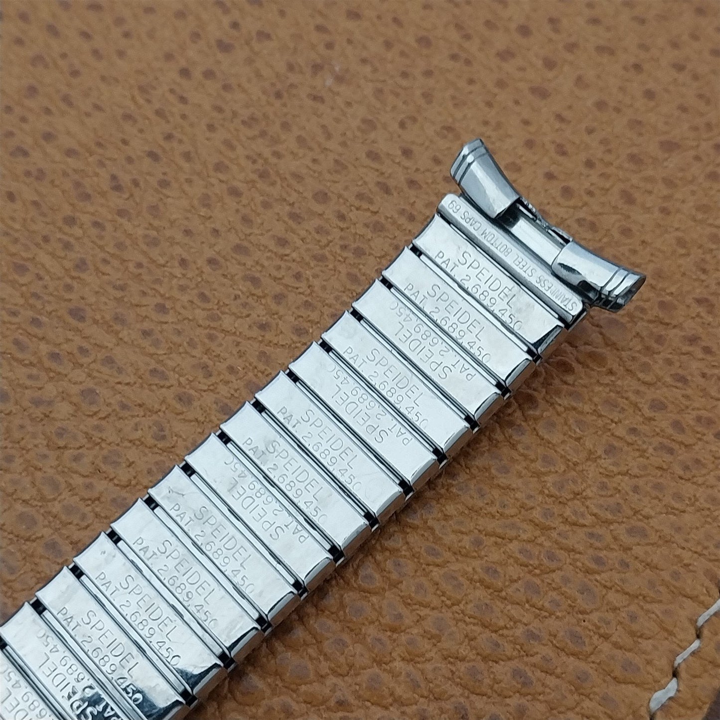 19mm 18mm Stainless Steel 1969 Speidel Linesman Unused Vintage Watch Band