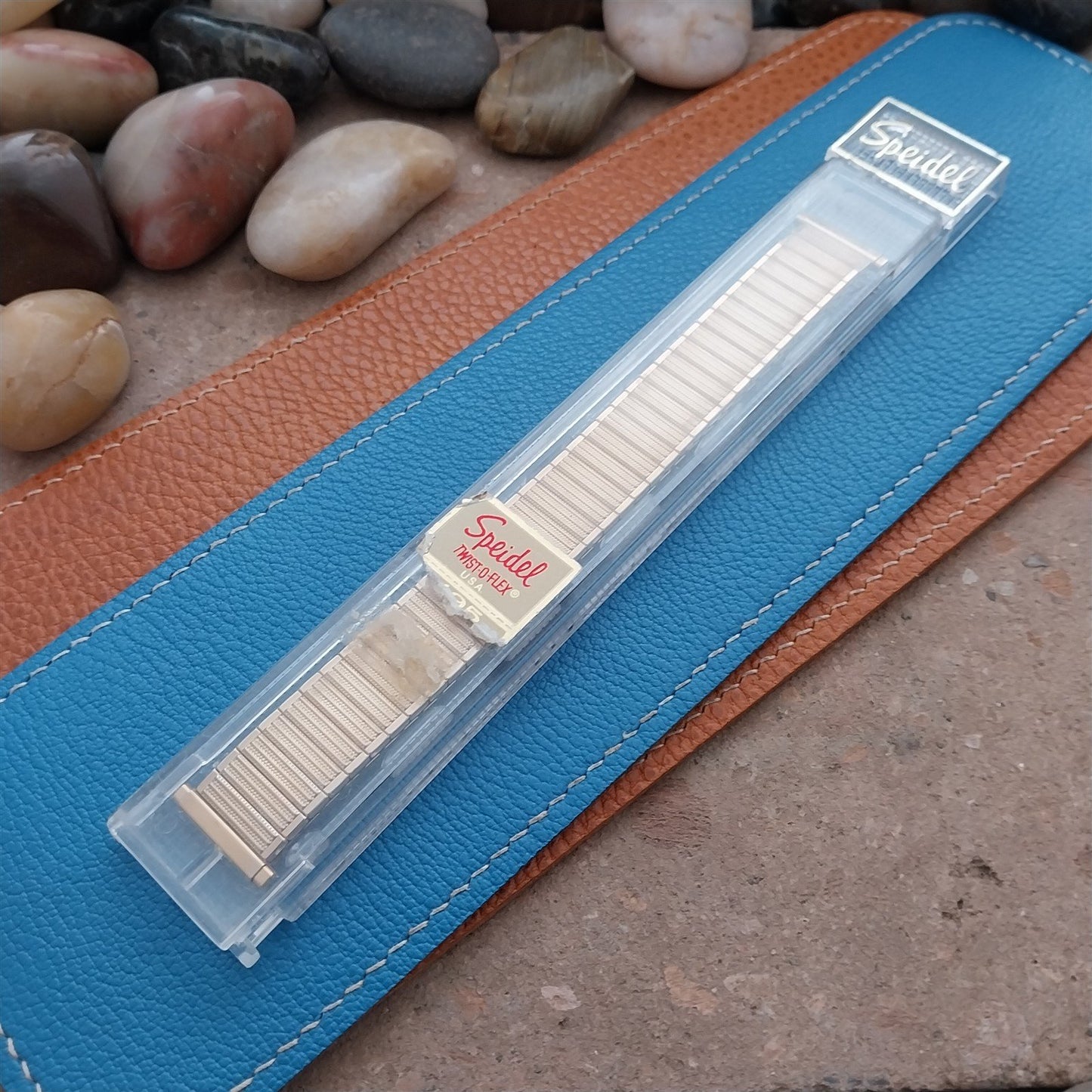 16mm 18mm 19mm Gold rgp 1970s Expansion Speidel USA Unused nos 1970s Watch Band