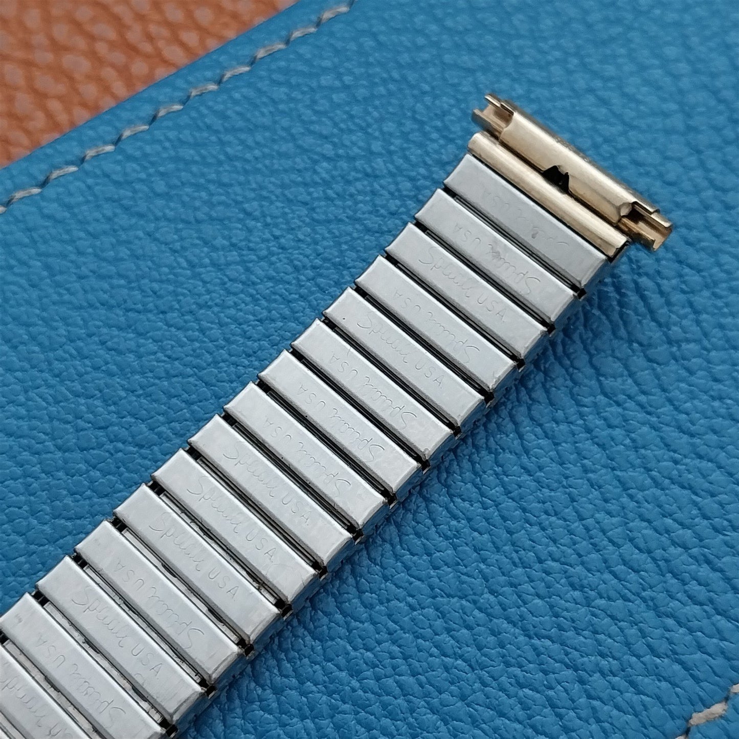 16mm 18mm 19mm Gold rgp 1970s Expansion Speidel USA Unused nos 1970s Watch Band