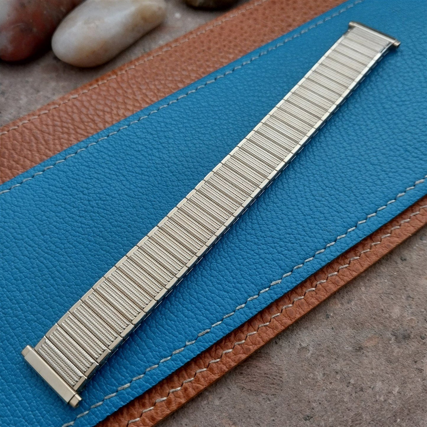 16mm 18mm 19mm Gold rgp 1970s Expansion Speidel USA Unused nos 1970s Watch Band