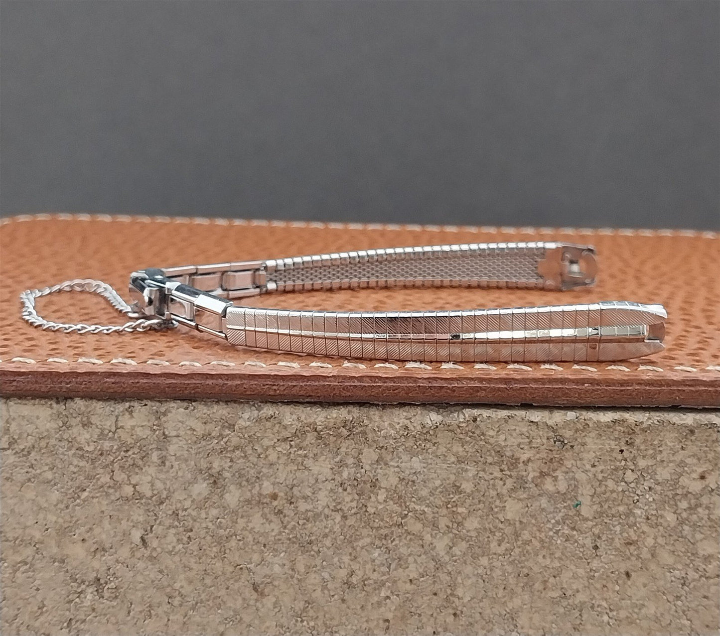 Ladies 10K White Gold-Filled Duchess MCM 1950s 1960s Unused Vintage Watch Band