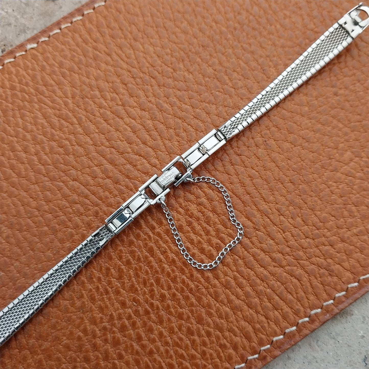 Ladies White Gold-Filled Kreisler MCM 1950s 1960s Unused Vintage Watch Band