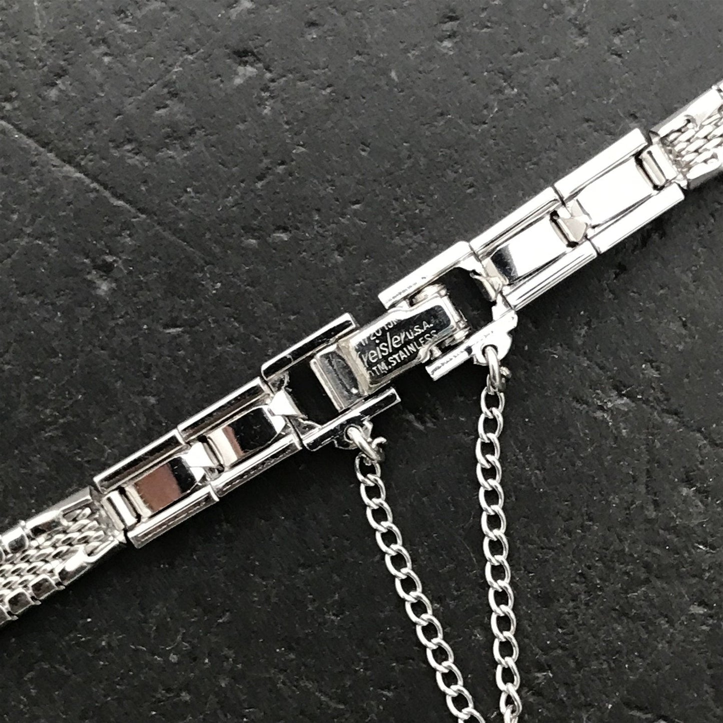 White Gold-Filled Ladies Kreisler MCM 1950s 1960s Unused Vintage Watch Band