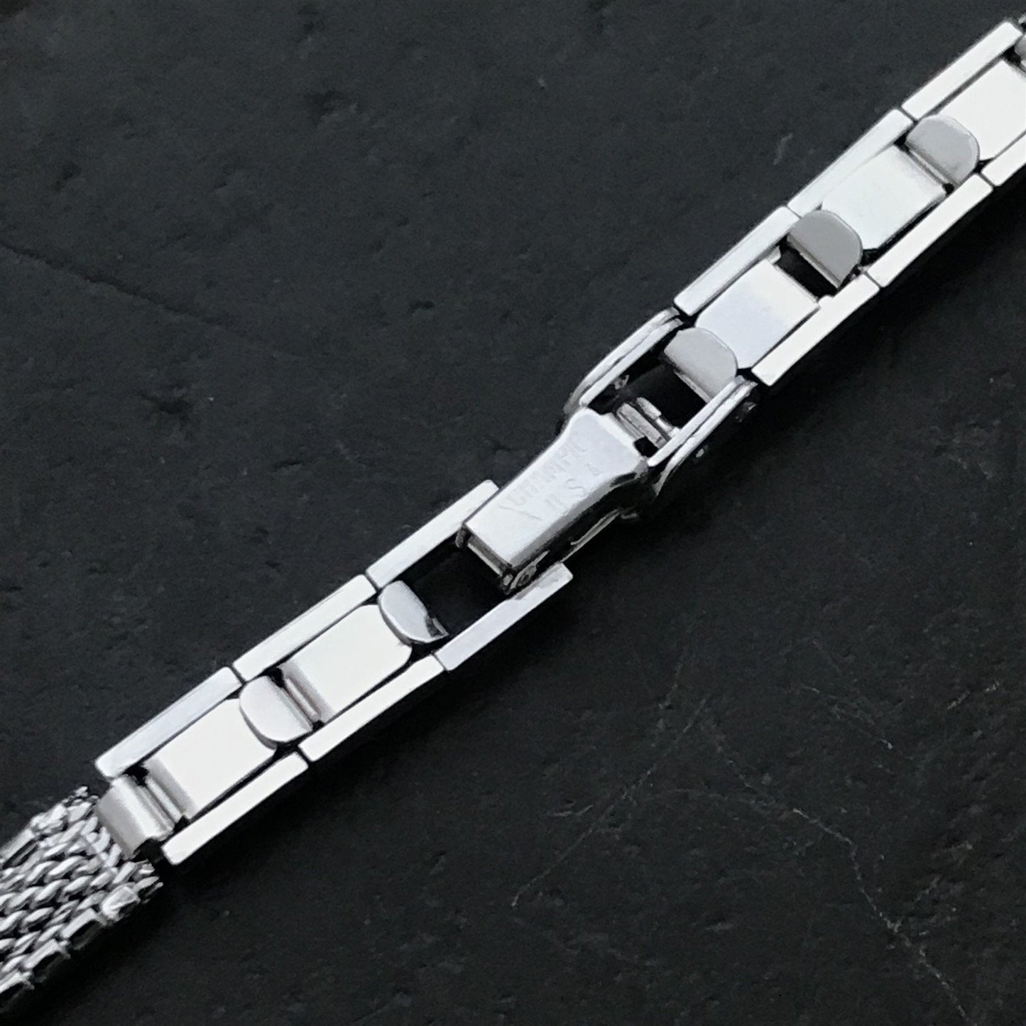 Ladies White Gold-Filled JB Champion MCM 1950s 1960s Unused Vintage Watch Band