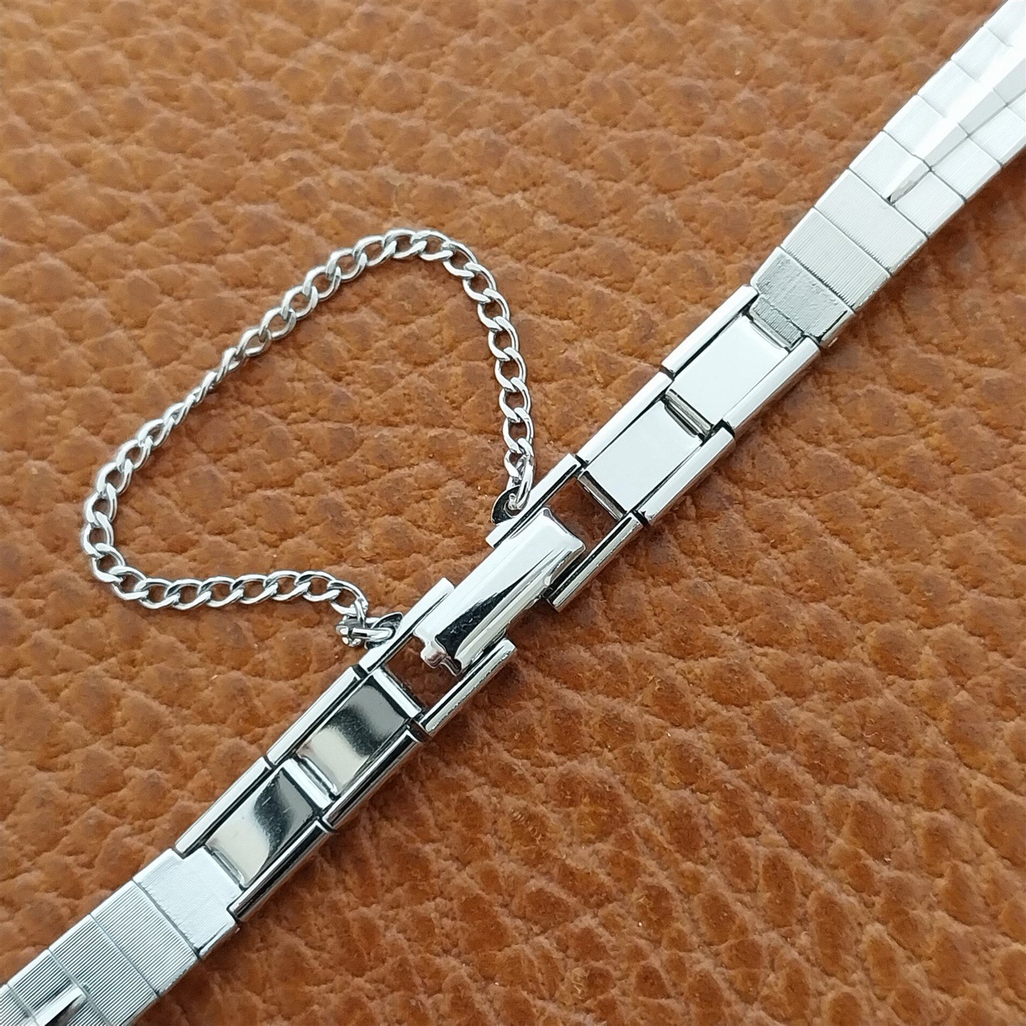 Ladies White Gold-Filled JB Champion 1960s Unused Vintage Cocktail Watch Band