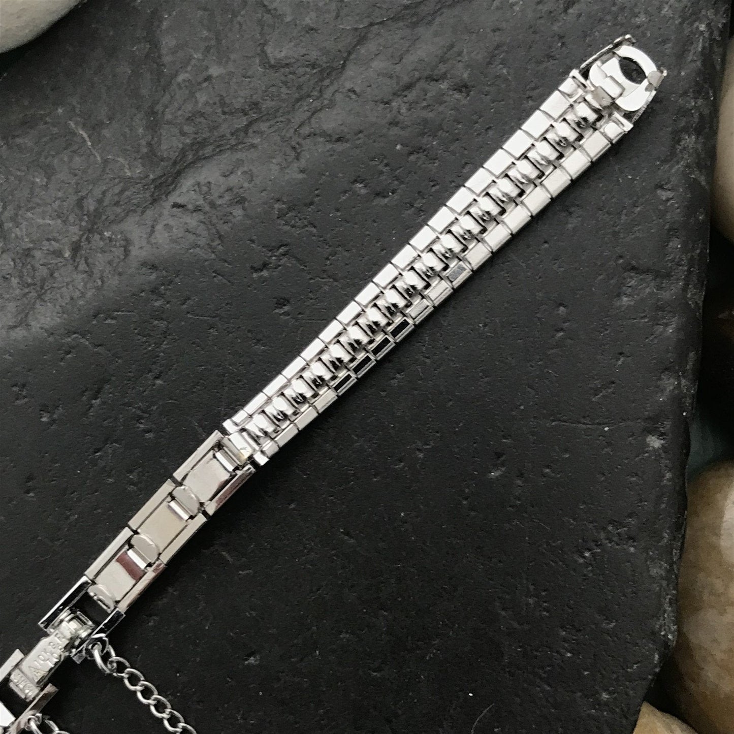 Ladies 10k White Gold-Filled JB Champion MCM nos 1960s Unused Vintage Watch Band