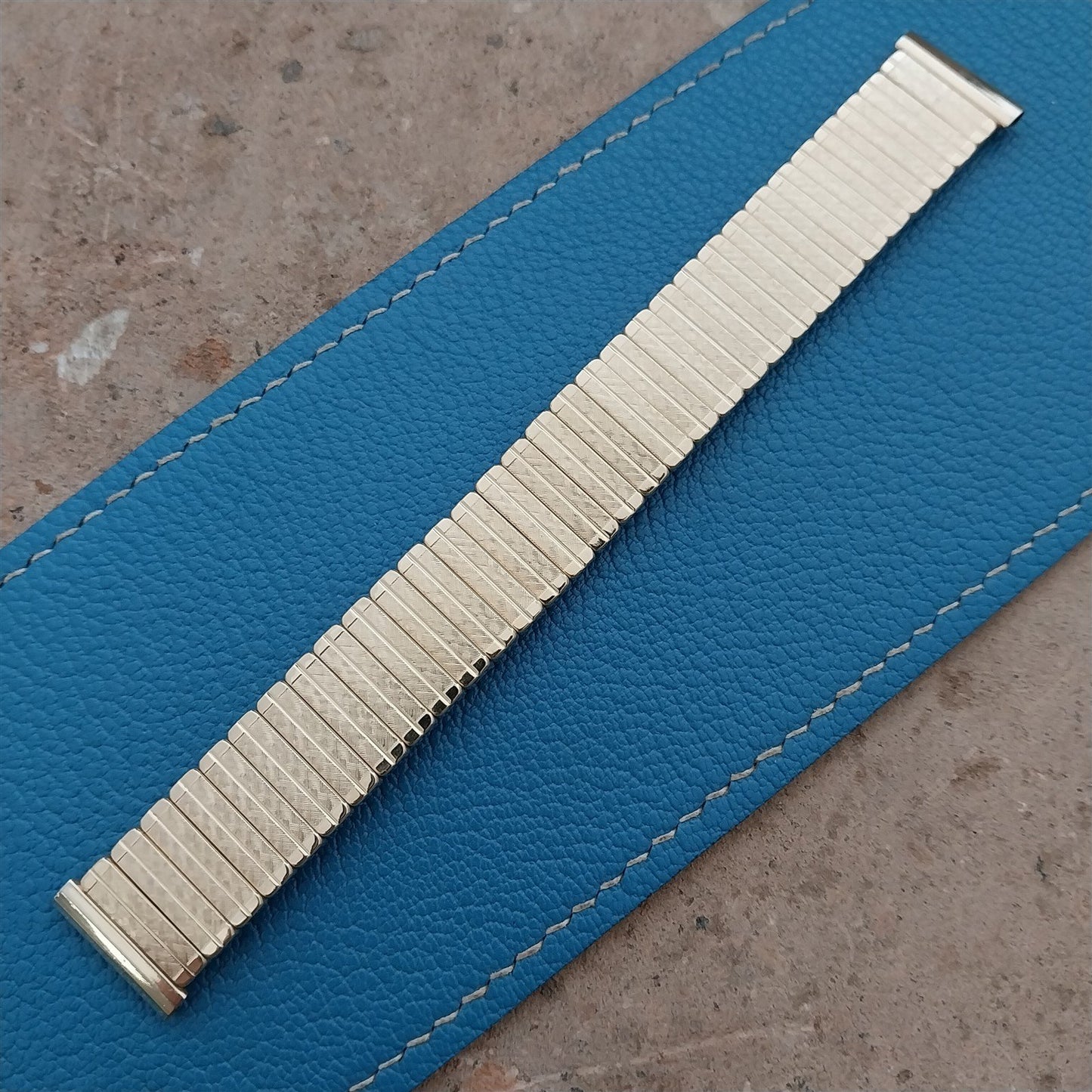 17.2mm 17mm Gold-Filled Airflex Unused 1950s Vintage Watch Band