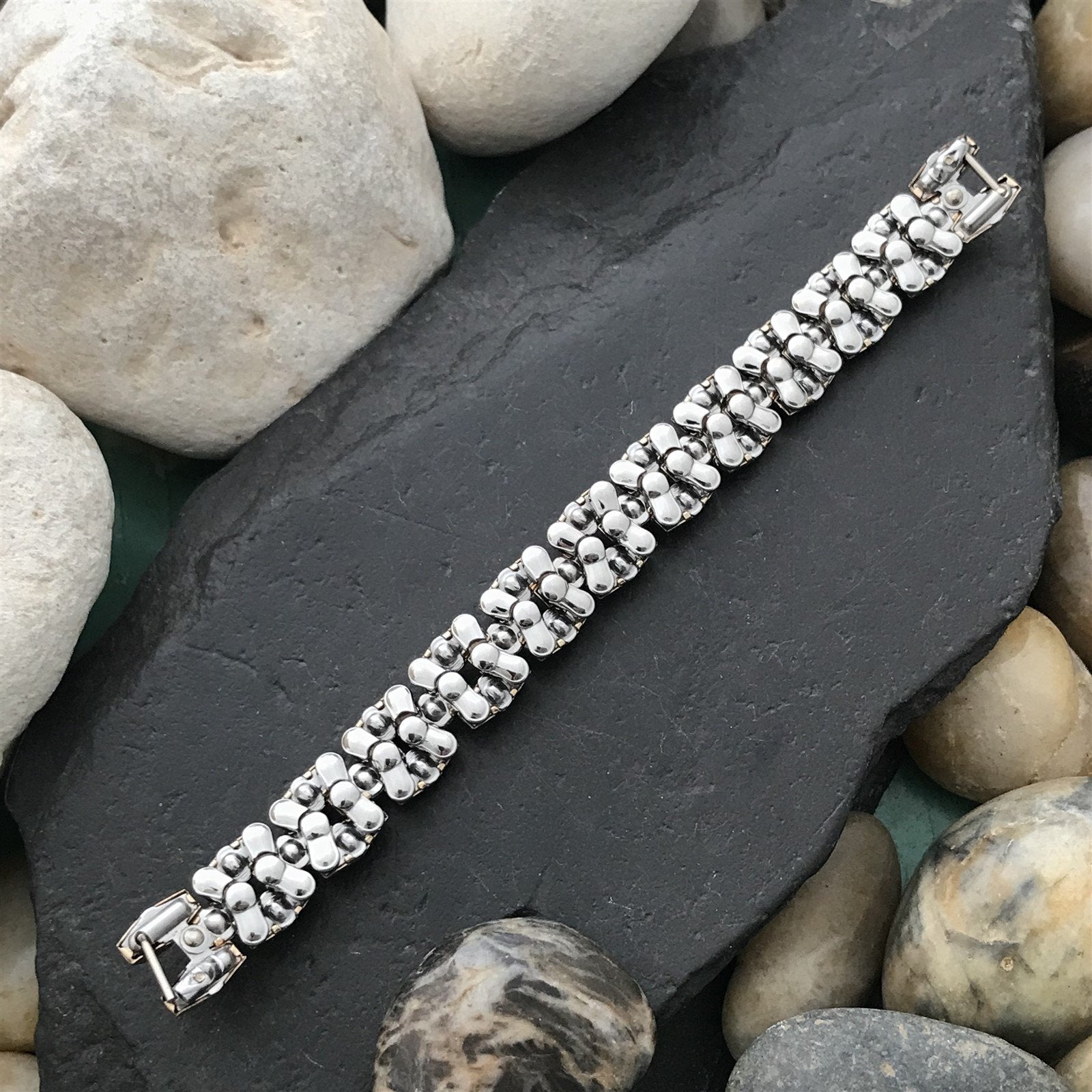 Ladies 12k Yellow Gold-Filled Apex Quadra-Flex Unused 1950s Vintage Watch Band