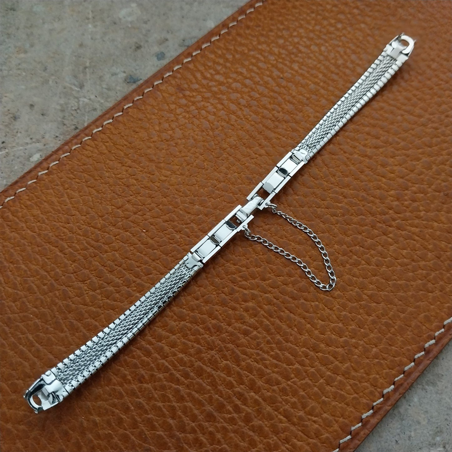 Ladies 10k White Gold-Filled JB Champion MCM nos 1960s Unused Vintage Watch Band