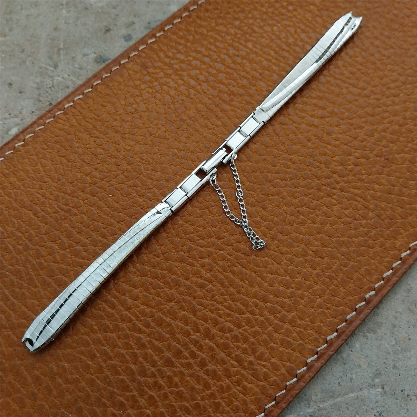 Ladies 10k White Gold-Filled JB Champion MCM nos 1960s Unused Vintage Watch Band