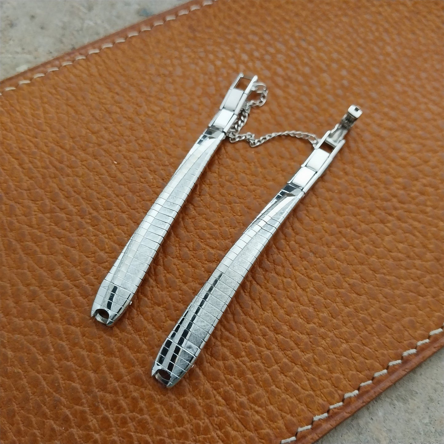 Ladies 10k White Gold-Filled JB Champion MCM nos 1960s Unused Vintage Watch Band