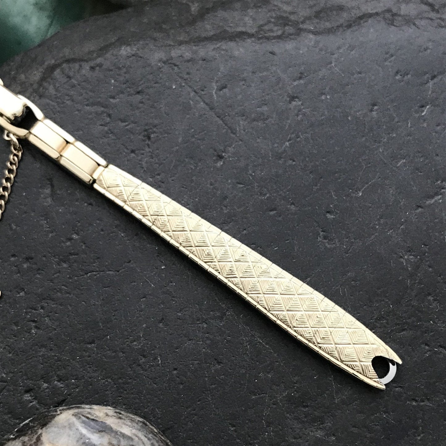 Ladies 10k Yellow Gold-Filled Speidel 1969 nos Unused Vintage Watch Band