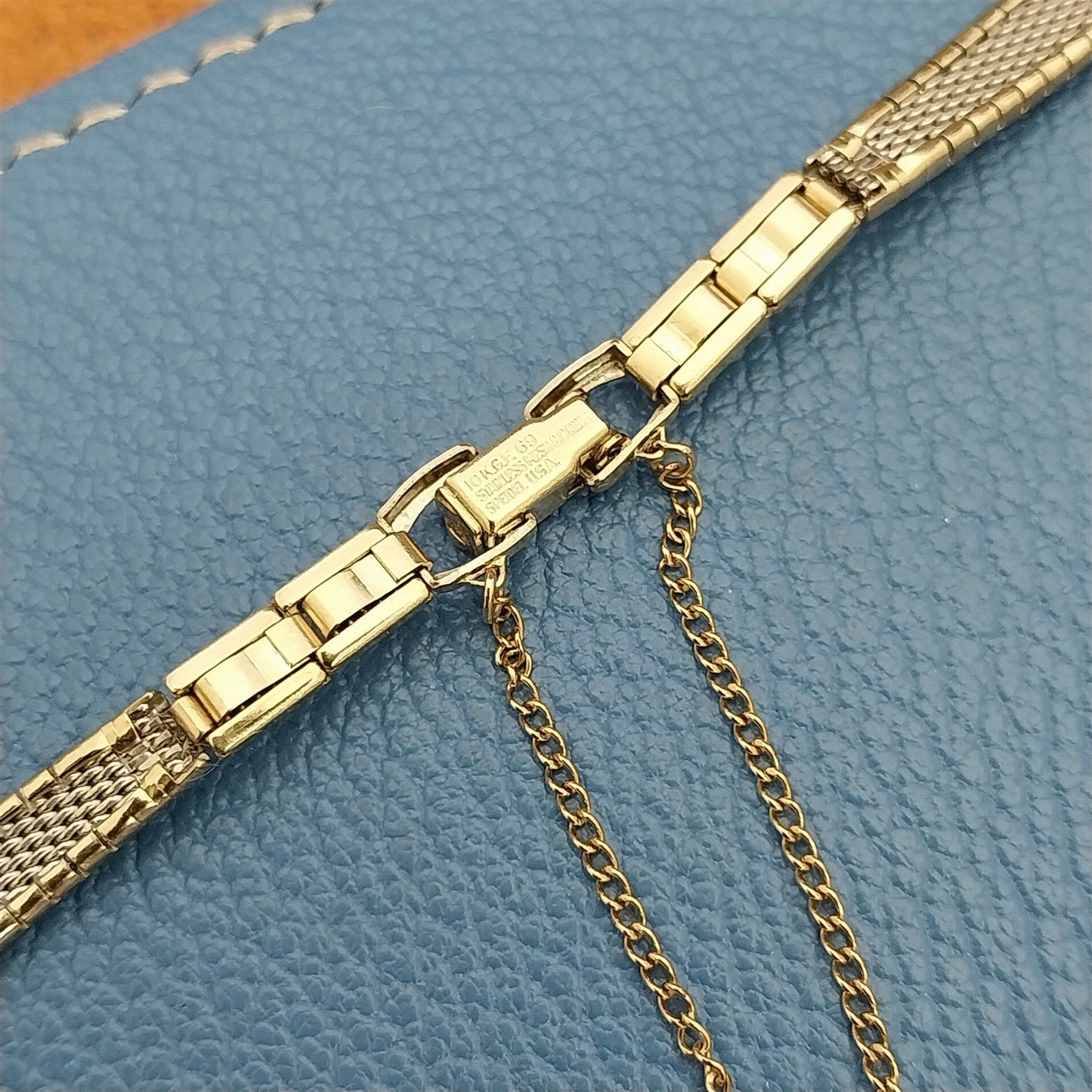 Ladies 10k Yellow Gold-Filled Speidel 1969 Unused Vintage Cocktail Watch Band