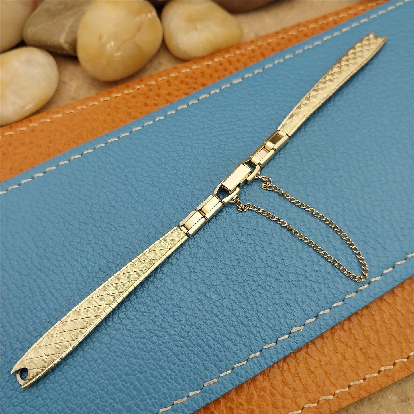 Ladies 10k Yellow Gold-Filled Speidel 1969 Unused Vintage Cocktail Watch Band