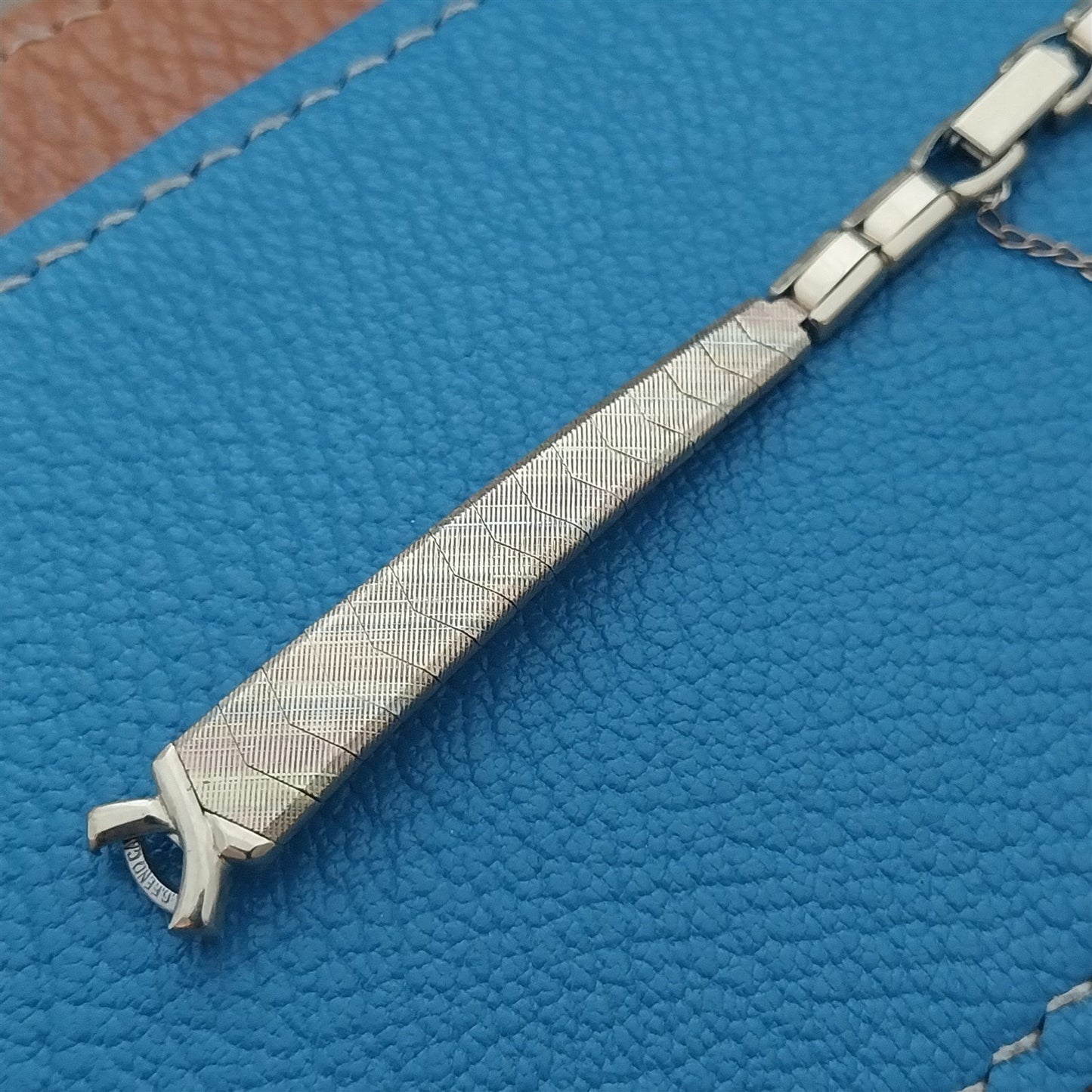 Ladies Yellow Rose White Gold-Clad Speidel Unused Vintage Cocktail Watch Band