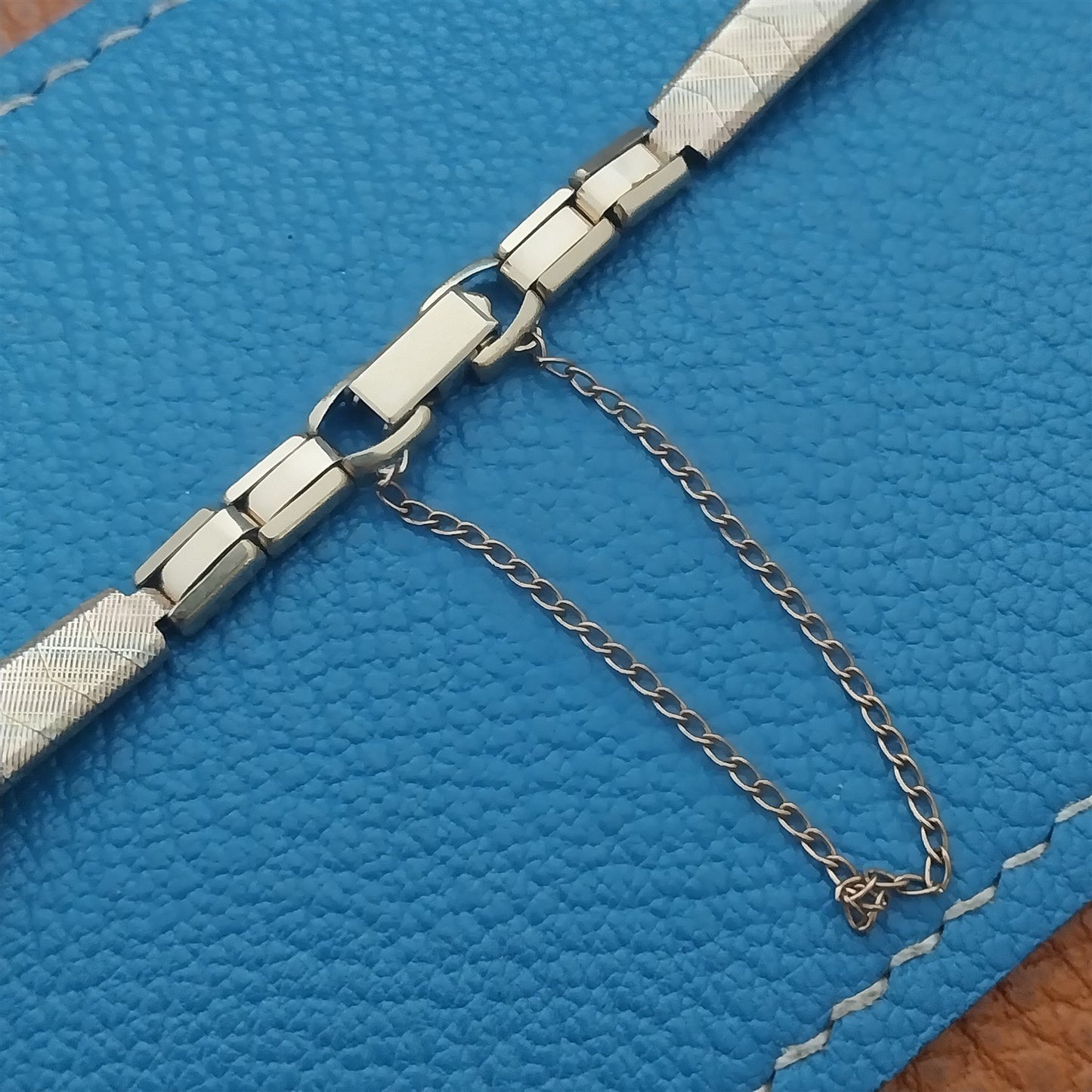 Ladies Yellow Rose White Gold-Clad Speidel Unused Vintage Cocktail Watch Band