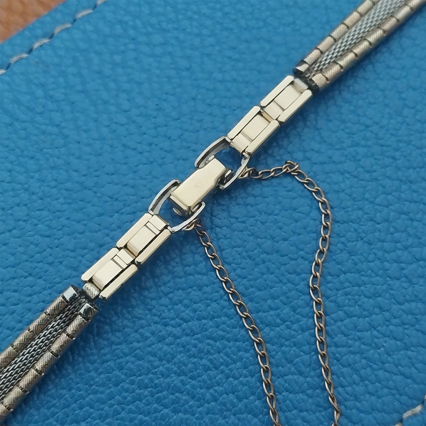 Ladies Yellow Rose White Gold-Clad Speidel Unused Vintage Cocktail Watch Band