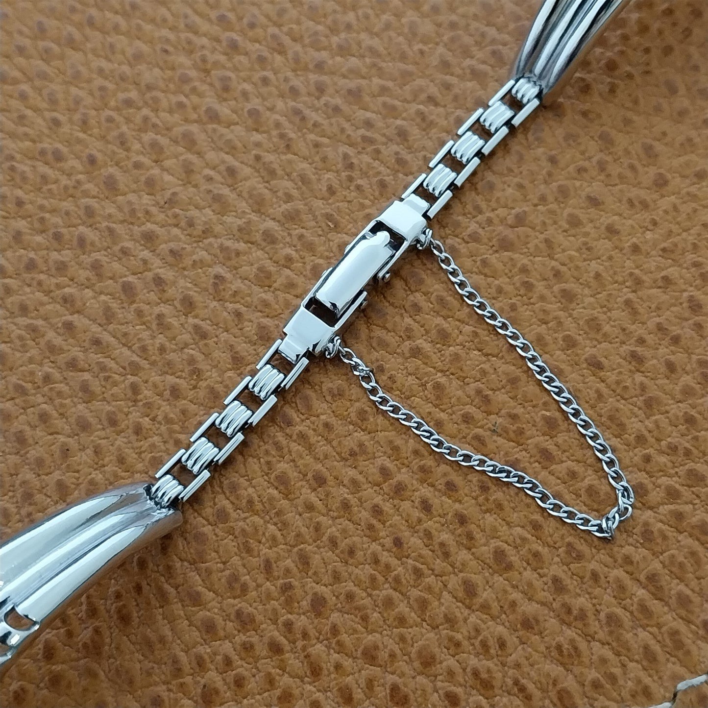 Kreisler White Gold-Filled MCM modern Ladies Unused 1960s Vintage Watch Band