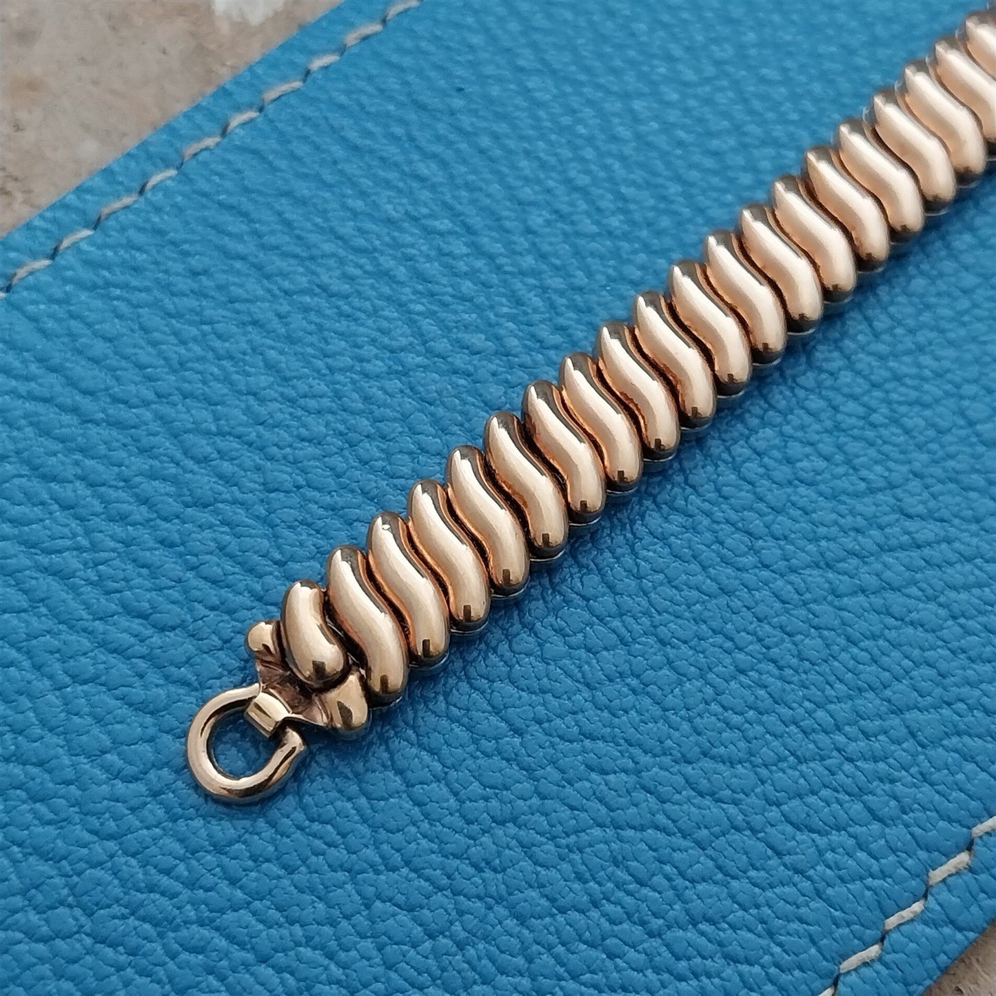 12k Rose Gold-Filled Ladies Expansion Unused 1940s Vintage Watch Band