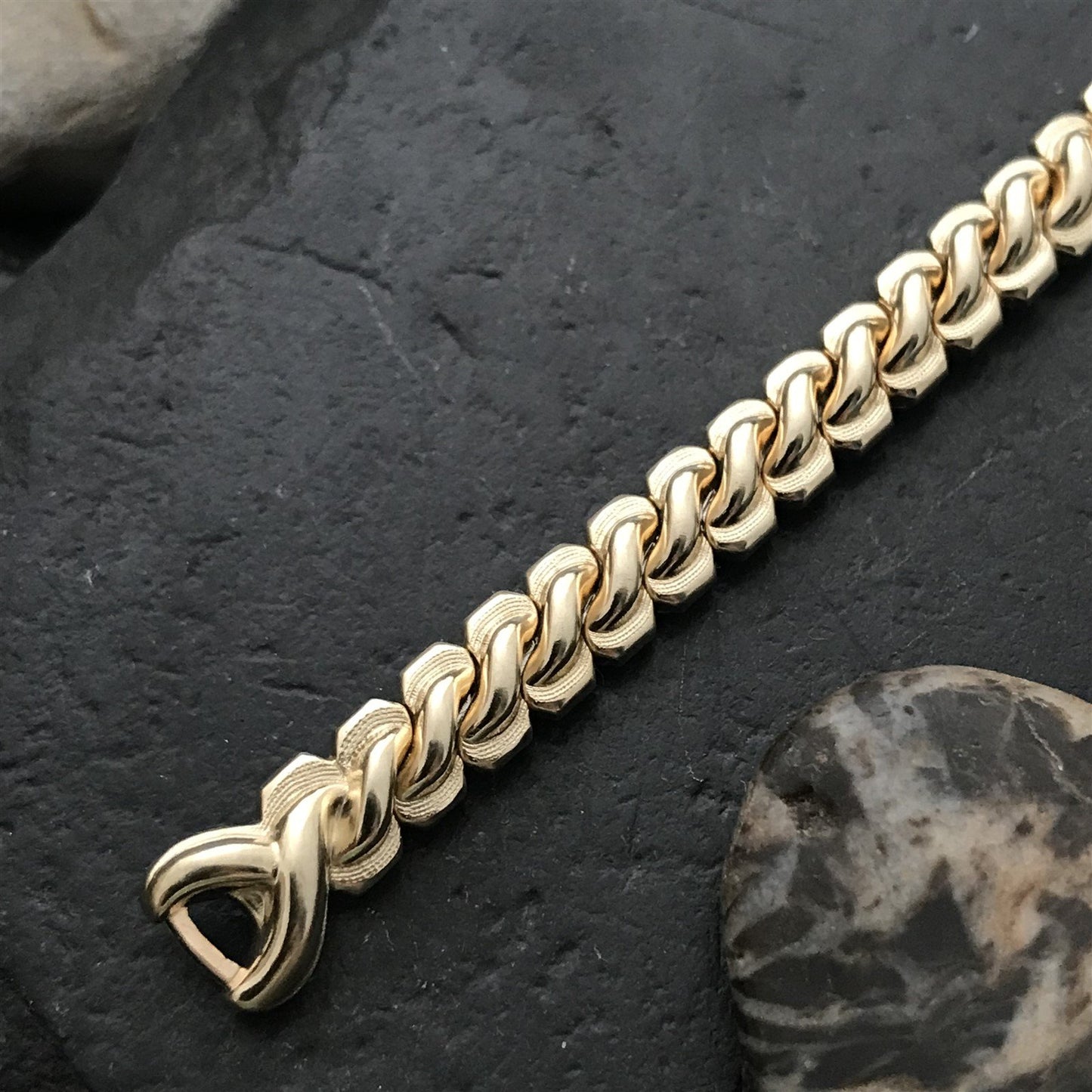 1960 10k Yellow Gold-Filled Single-Lug Speidel Unused Vintage Watch Band