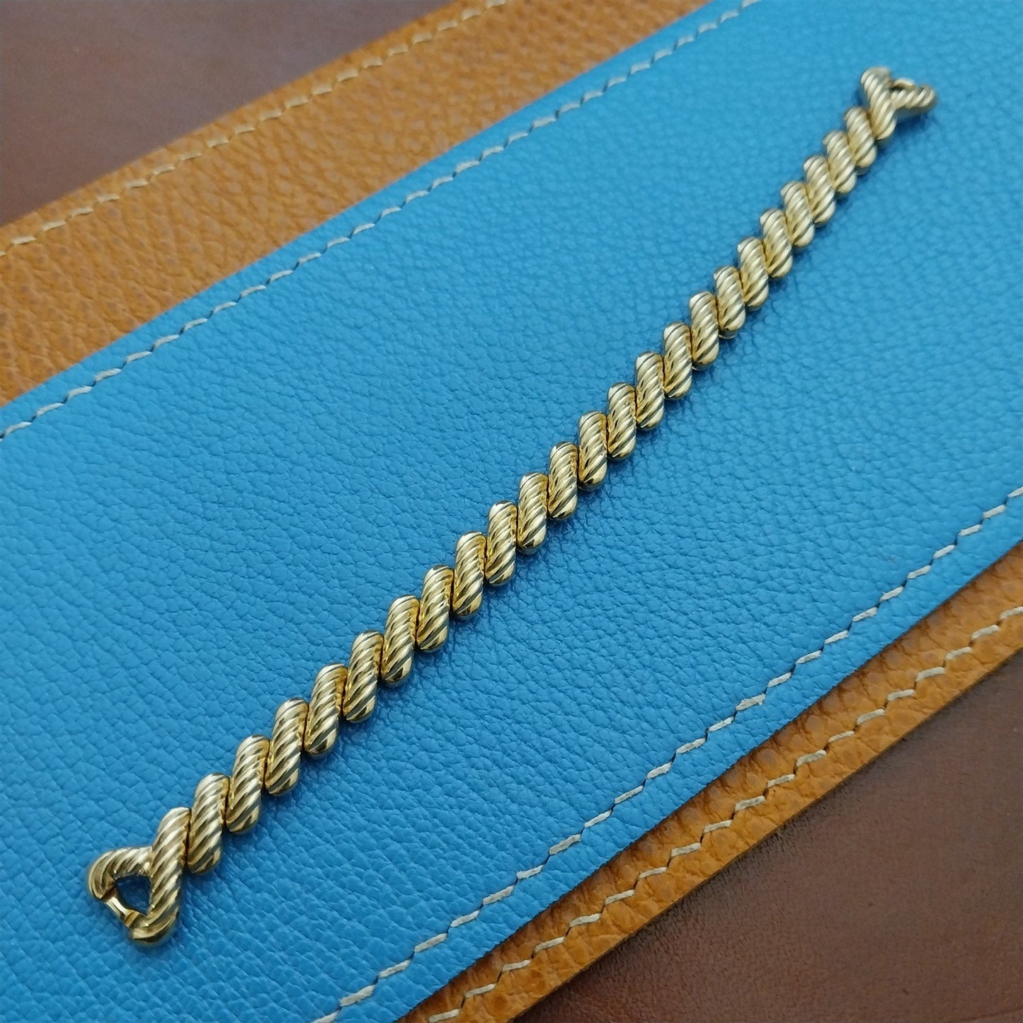 Ladies Speidel Golden Chord Gold-Filled Unused Classic 1950s Cocktail Watch Band