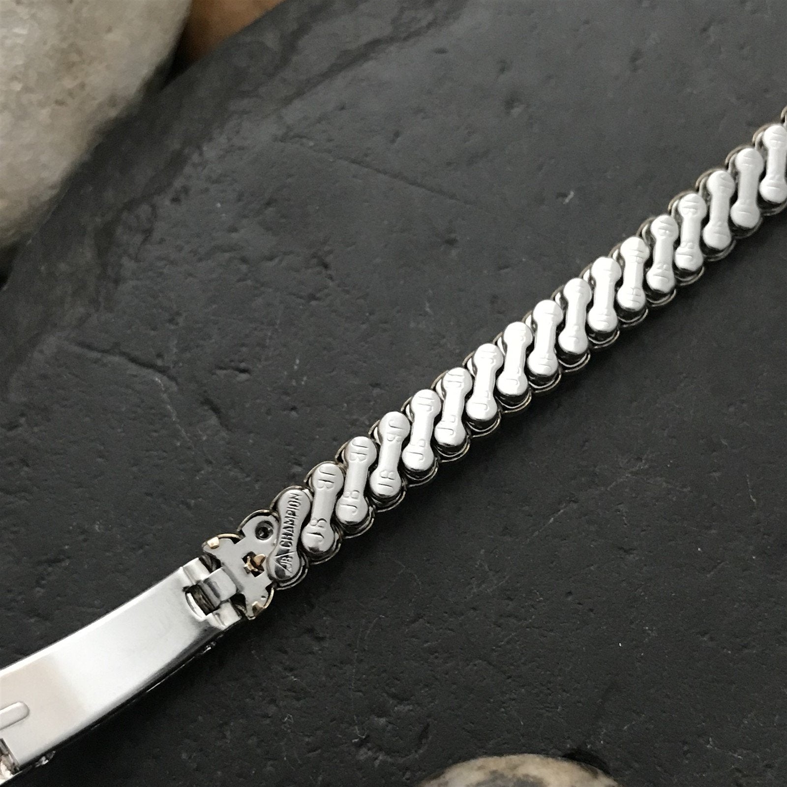 Ladies Yellow & White Gold-Filled Rhinestone Unused nos 1950s Vintage Watch Band