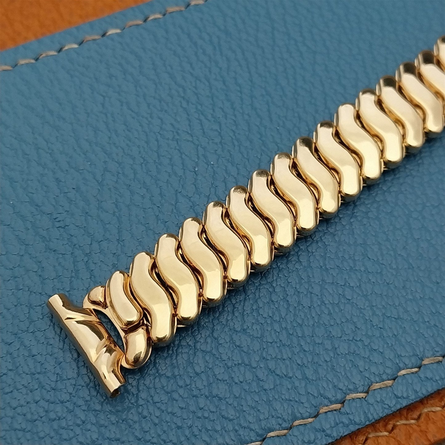 12k Gold Filled JB Champion Short Overhand Expansion Unused Vintage Watch Band