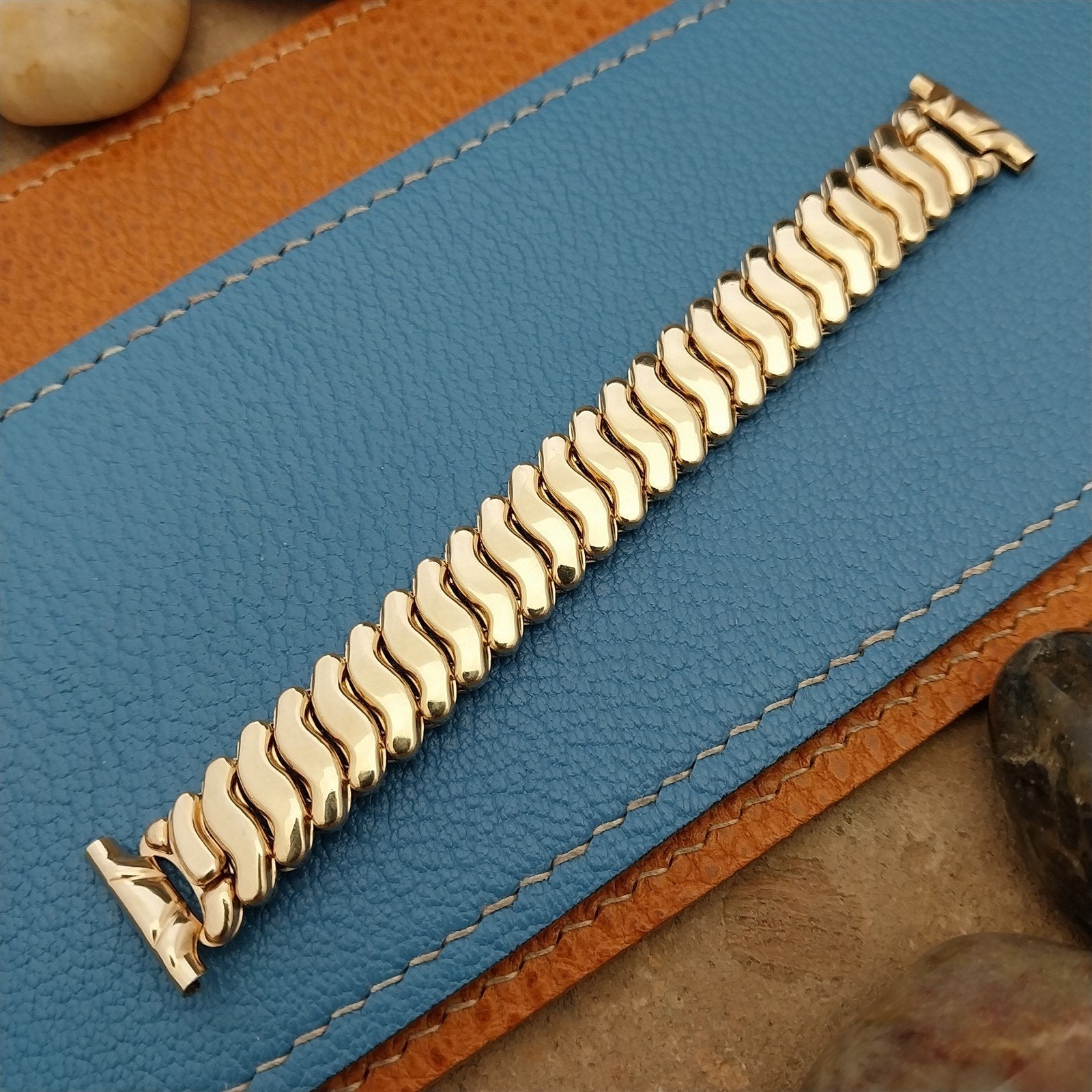 12k Gold Filled JB Champion Short Overhand Expansion Unused Vintage Watch Band